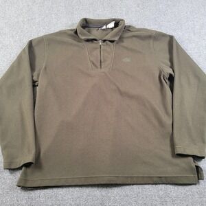 North Face Pullover Mens XL Glacier Fleece Textured Waffle-Grid TKA 100 USA 90s